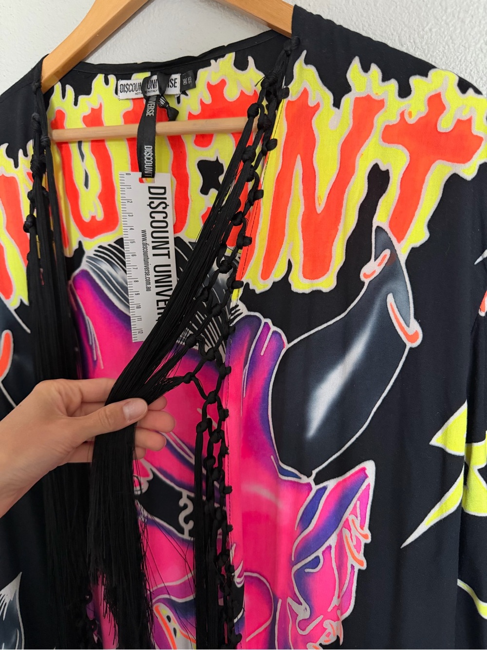 Di$count Universe Disciples fringed duster/kimono - One Size - Picture 4 of 7